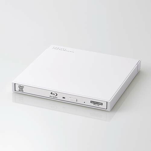 ロジテック Blu-ray ディスク ドライブ Type-C 再生 編集 書込ソフト付 USB3.2 Gen1 スリム UHDBD対応 C-Aケーブル付属 ホワイト LBD-PWB6U3CVWH ロジテック Blu-ray ディスク ドライブ Type-C 再生 編集 書込ソフト付 USB3.2 Gen1 スリム UHDBD対応 C-Aケーブル付属 ホワイト LBD-PWB6U3CVWH