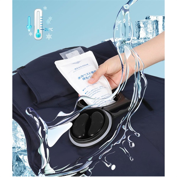 水冷服 ジーベック 水冷服ベスト 水冷ベスト 保冷剤付き クールベスト 水冷クーラー 冷却 冷水 氷 春夏 すぐに使える 夏 熱中症対策 保冷バッグ