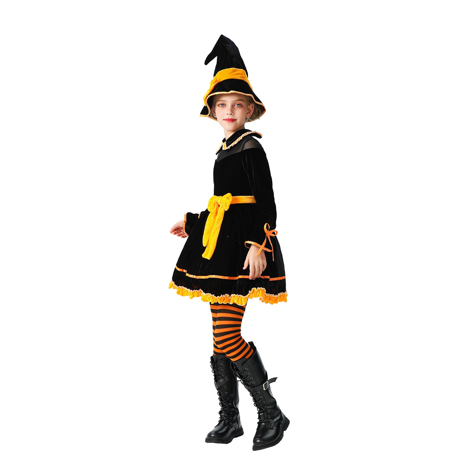 ヨーロッパとアメリカのハロウィンの子供用コスチュームカボチャの赤ちゃんの子供用コスチューム魔女のコスチュームカボチャのコスチューム面白いドレス ヨーロッパとアメリカのハロウィンの子供用コスチュームカボチャの赤ちゃんの子供用コスチューム魔女のコスチュームカボチャのコスチューム面白いドレス