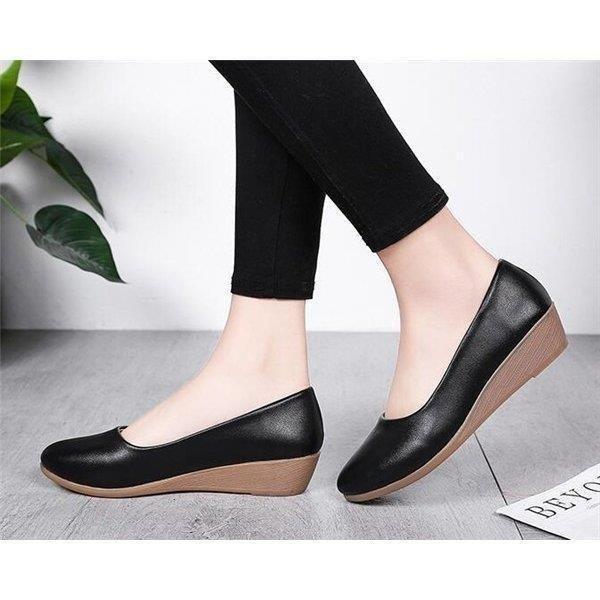 パンプス レディース シューズ ローヒール 走れる ぺたんこ 痛くない ウエッジソール パンプス レディース シューズ ローヒール 走れる ぺたんこ 痛くない ウエッジソール