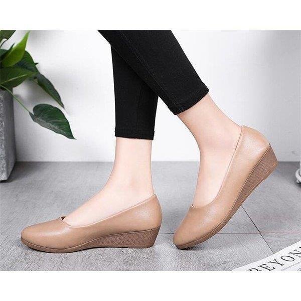パンプス レディース シューズ ローヒール 走れる ぺたんこ 痛くない ウエッジソール パンプス レディース シューズ ローヒール 走れる ぺたんこ 痛くない ウエッジソール