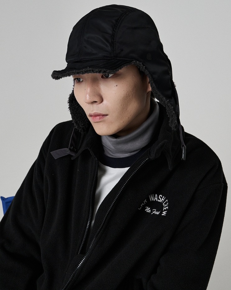 【Crazy Car Wash Crew】23FW★ LOGO STITCH TROOPER HAT Crazy Car Wash Crew] LOGO STITCH TROOPER HAT