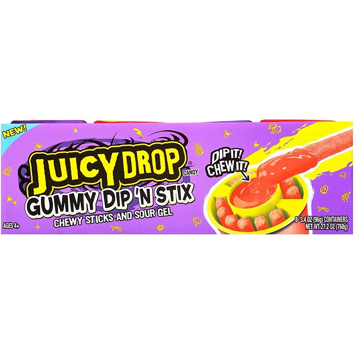 ジューシードロップ グミ8個入 768g グミキャンディ Juicy Drop Dip n Stix ジューシードロップ グミ8個入 768g グミキャンディ Juicy Drop Dip n Stix