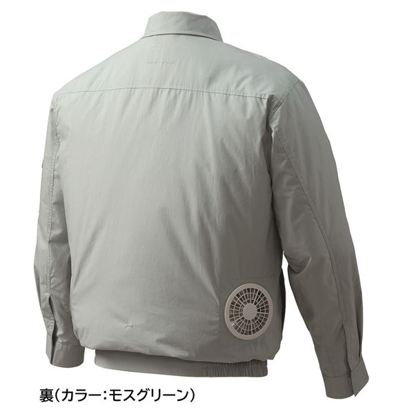 KU91900 空調服 R 綿薄手 脇下マチ付き FAN2200G・RD9261・LIPRO2セット ライトブルー L
