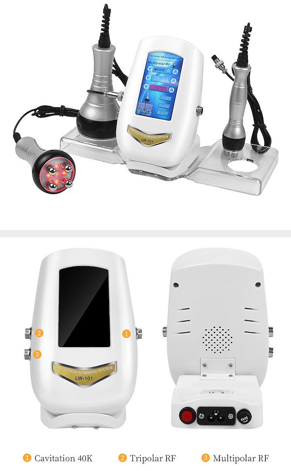 40Khzキャビテーション 光美顔器ラジオ波多極RF ボディ