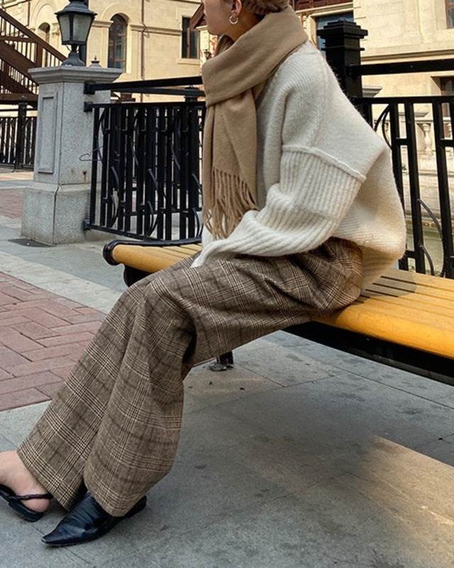 グレンチェック タックウエスト ワイドパンツ ボトムス パンツ ガウチョパンツ ロング ロング丈 アンクル丈 ワイド ファスナー ポケット かわいい 大人可愛い きれいめ カジュアル 大人 上品 おし グレンチェック タックウエスト ワイドパンツ ボトムス パンツ ガウチョパンツ ロング ロング丈 アンクル丈 ワイド ファスナー ポケット かわいい 大人可愛い きれいめ カジュアル 大人 上品 おし