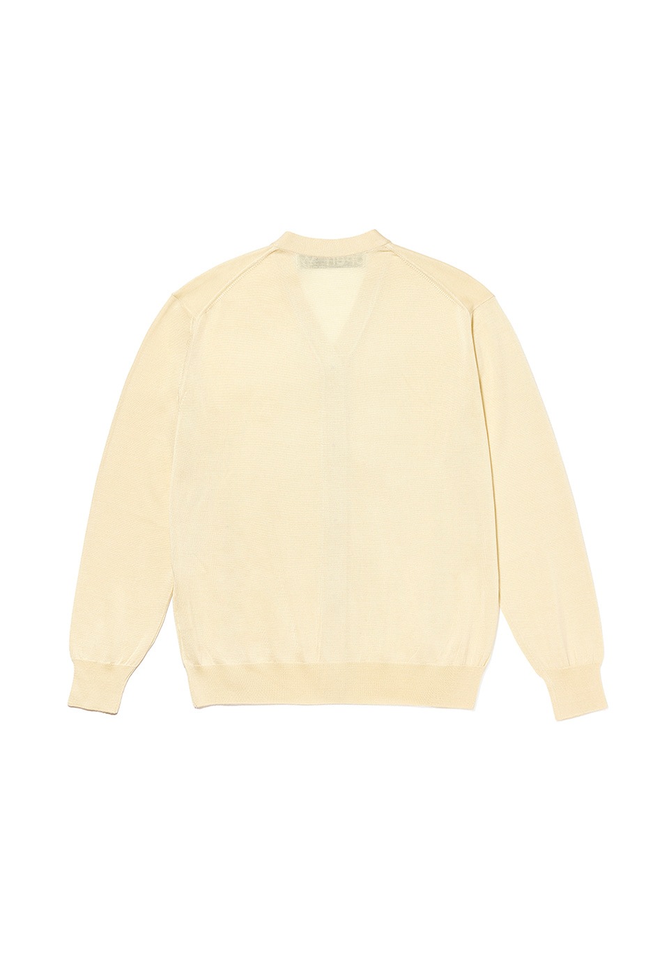 【OPEN Yy】 TWISTED PLACKET CARDIGAN : YELLOW 【OPEN Yy】 TWISTED PLACKET CARDIGAN : YELLOW