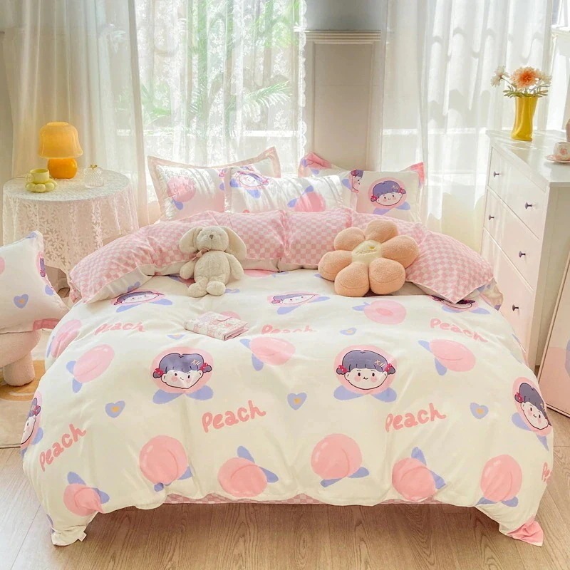 今の流行アロエベラ綿漫画かわいい 3 点セットと 4 点セット 15 メートルシートスタイル 4 点セットイチゴクマ 今の流行アロエベラ綿漫画かわいい 3 点セットと 4 点セット 15 メートルシートスタイル 4 点セットイチゴクマ