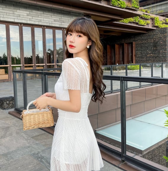 水着 体系カバー水着 ワンピース フリル 谷間魅せ 盛れる かわいい 大人可愛い きれいめ セクシー シンプル カジュアル ナチュラル ゴージャス 華やか 大人 大人っぽい おしゃれ お洒落