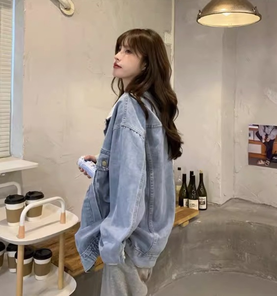 レディース ジャケット アウター Gジャン ミディアム丈 長袖 ポロカラー ワイド ヴィンテージ アメカジ デニム ブルーデニム 中厚手 大人可愛い カジュアル おしゃれ かっこいい ラフ レディース ジャケット アウター Gジャン ミディアム丈 長袖 ポロカラー ワイド ヴィンテージ アメカジ デニム ブルーデニム 中厚手 大人可愛い カジュアル おしゃれ かっこいい ラフ