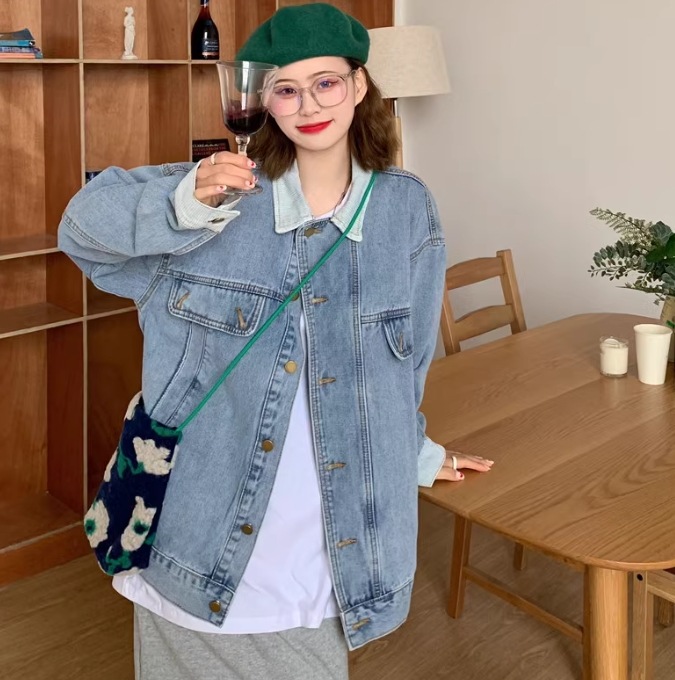 レディース ジャケット アウター Gジャン ミディアム丈 長袖 ポロカラー ワイド ヴィンテージ アメカジ デニム ブルーデニム 中厚手 大人可愛い カジュアル おしゃれ かっこいい ラフ レディース ジャケット アウター Gジャン ミディアム丈 長袖 ポロカラー ワイド ヴィンテージ アメカジ デニム ブルーデニム 中厚手 大人可愛い カジュアル おしゃれ かっこいい ラフ