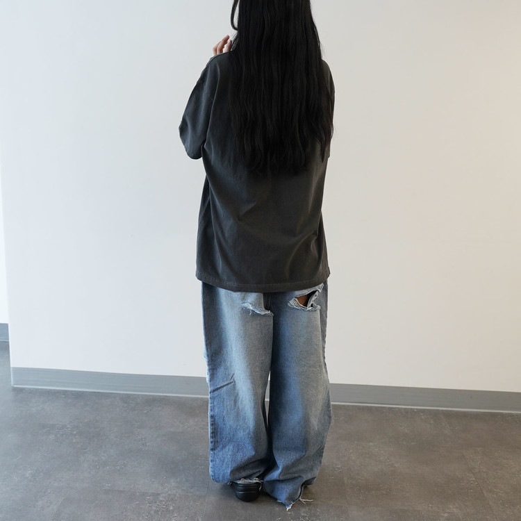 [BTS V 着用］【IONSEOUL】The World Printing Over T-Shirt Qoo10] 【BTS テテ着用 / ギフト付き】 I : レディース服