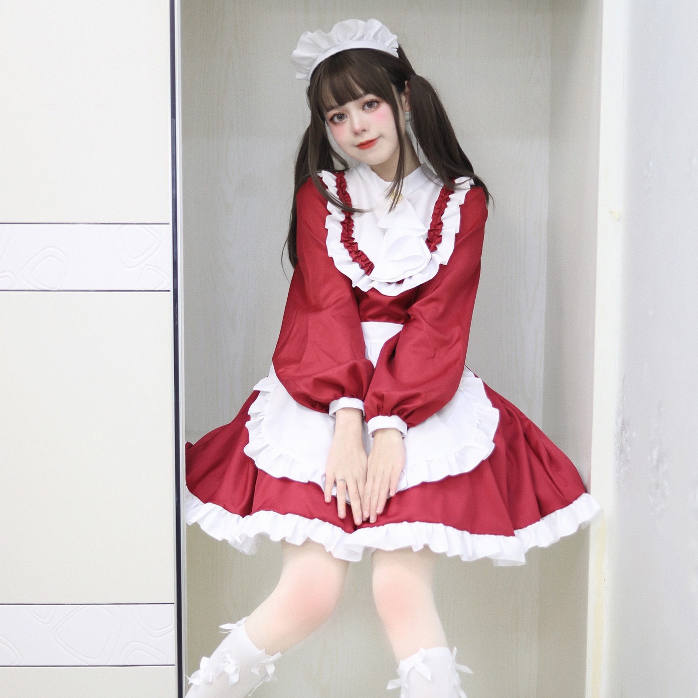 限定即完売!正規品コスプレlolita豪華韓国メイド服長袖メイドコスチュームコスプレ 限定即完売!正規品コスプレlolita豪華韓国メイド服長袖メイドコスチュームコスプレ