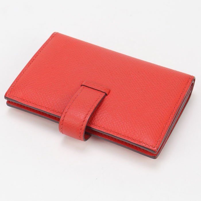 ベアン カードケース HE93767 名刺入れ/ベアン カードケース D刻印 レッド【中古】 レディース Aランク ベアン カードケース HE93767 名刺入れ/ベアン カードケース D刻印 レッド【中古】 レディース Aランク