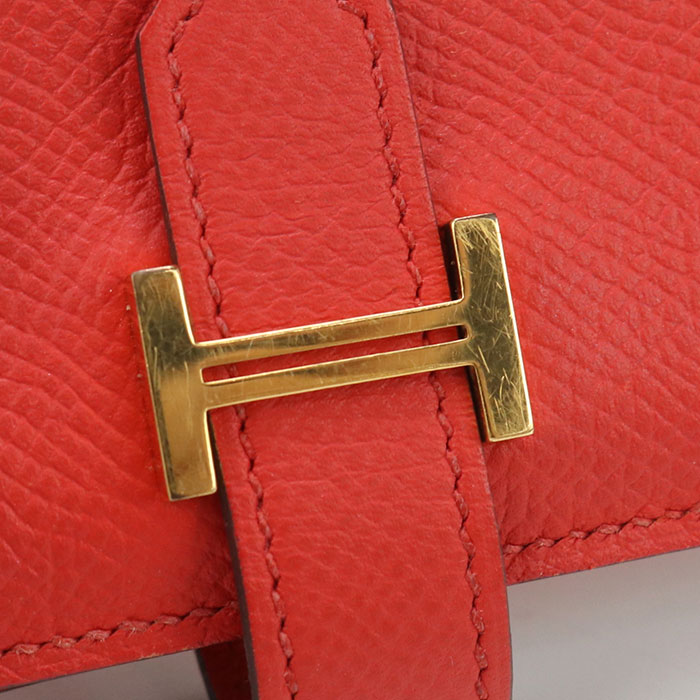 ベアン カードケース HE93767 名刺入れ/ベアン カードケース D刻印 レッド【中古】 レディース Aランク ベアン カードケース HE93767 名刺入れ/ベアン カードケース D刻印 レッド【中古】 レディース Aランク