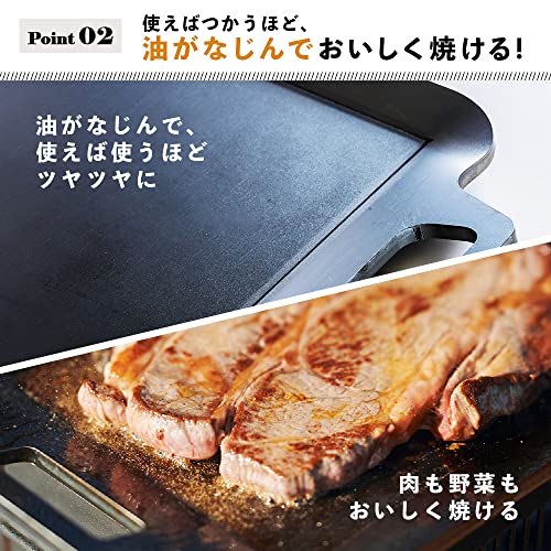 サイズ：中サイズ Hot Camp(ホットキャンプ) 極厚プレート(6mm厚) 25ｘ32cm 日本