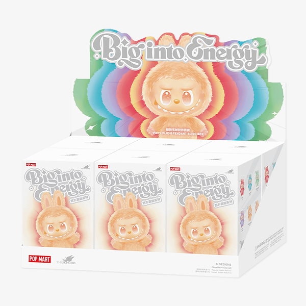 【公式】POP MART Big Into Energy ぬいぐるみキーホルダー THE MONSTERS Big into Energy シリーズ ぬいぐるみペンダント