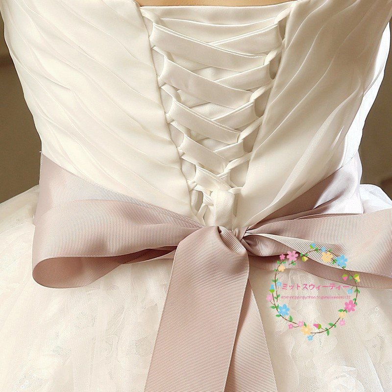 ウェディングドレス マタニティドレス エンパイア 安い 白 結婚式 花嫁 ロングドレス ブライダル