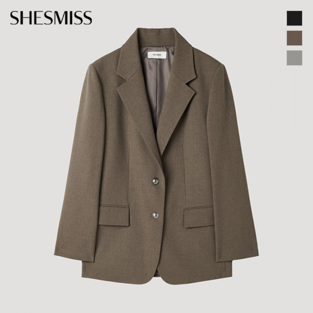 (Shes Miss) ベーシックツーボタンテーラードジャケット_SWWJKP11030 (Shes Miss) ベーシックツーボタンテーラードジャケット_SWWJKP11030