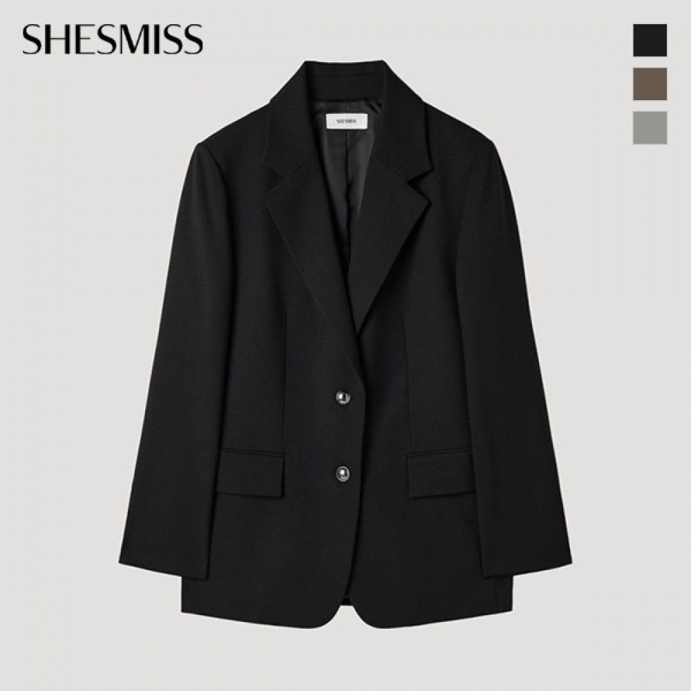 (Shes Miss) ベーシックツーボタンテーラードジャケット_SWWJKP11030 (Shes Miss) ベーシックツーボタンテーラードジャケット_SWWJKP11030