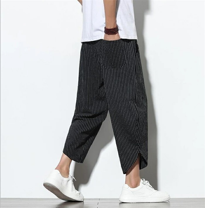 【在庫一掃セ一ル】七分丈パンツ メンズ 涼しい ロングパンツ ストライプ柄 ボトムス パンツ 夏 薄手 快適 大きいサイズ カジュアルパンツ 【在庫一掃セ一ル】七分丈パンツ メンズ 涼しい ロングパンツ ストライプ柄 ボトムス パンツ 夏 薄手 快適 大きいサイズ カジュアルパンツ