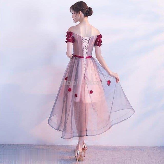 赤 ひざ丈ワンピース オフショルター パーティードレス 花柄 ドレス ショットドレス 二次会 披露宴 赤 ひざ丈ワンピース オフショルター パーティードレス 花柄 ドレス ショットドレス 二次会 披露宴