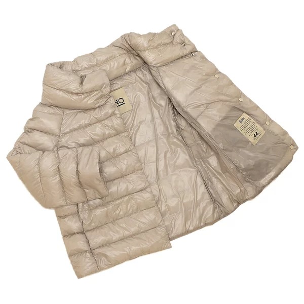 ダウンジャケット コート ケープ ベージュ レディース PI0046DIC 12017Z 1985 ダウンジャケット コート ケープ ベージュ レディース PI0046DIC 12017Z 1985