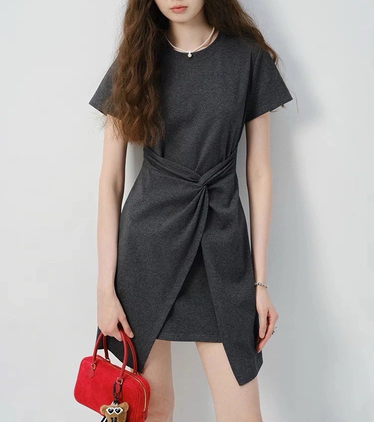 夏 新作 プチワンピース 2025 薄手 イレギュラーヘム Tシャツ ショートスカート レディース 夏 新作 プチワンピース 2025 薄手 イレギュラーヘム Tシャツ ショートスカート レディース