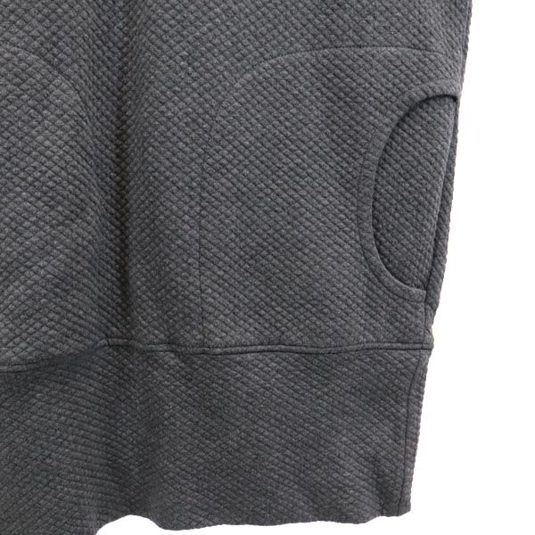 5分袖 タートルネック ワンピース 36 グレー レディース