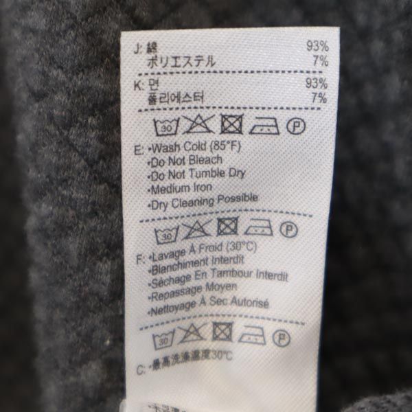 5分袖 タートルネック ワンピース 36 グレー レディース