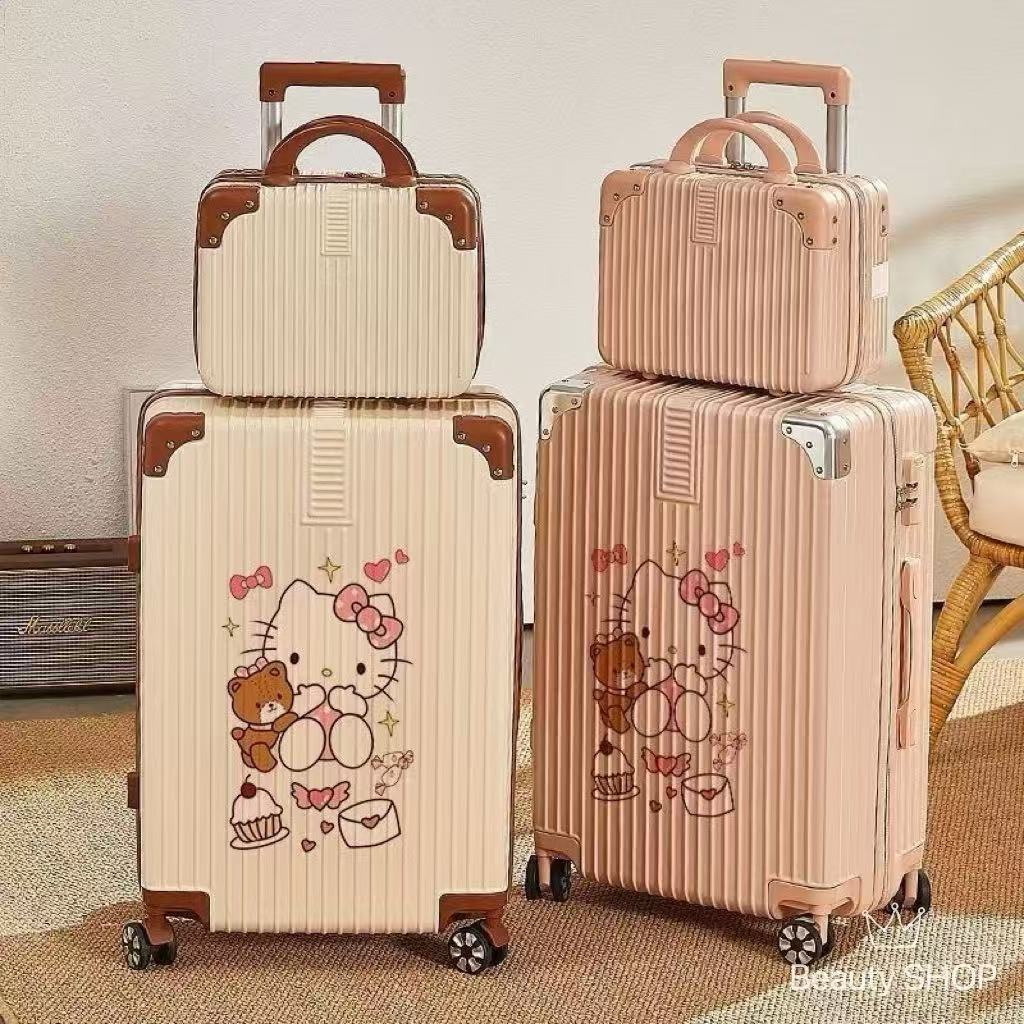 2025可愛いスーツケース キャリーバッグ 女性キティちゃん キャリーケース Sサイズ/ Mサイズ 多機能 静音キャスター 超軽量 大容量 多収納ポケット 軽量 大型 機内持ち込み 2025可愛いスーツケース キャリーバッグ 女性キティちゃん キャリーケース Sサイズ/ Mサイズ 多機能 静音キャスター 超軽量 大容量 多収納ポケット 軽量 大型 機内持ち込み