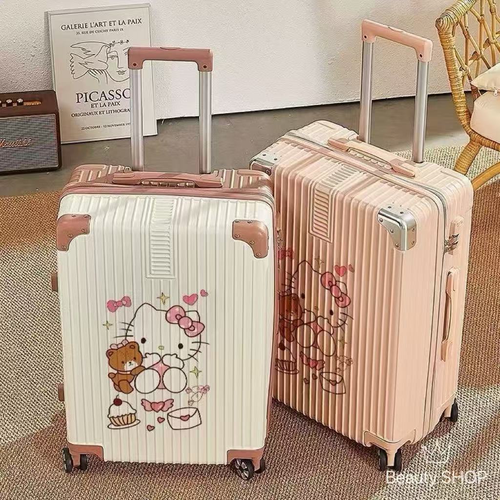 2025可愛いスーツケース キャリーバッグ 女性キティちゃん キャリーケース Sサイズ/ Mサイズ 多機能 静音キャスター 超軽量 大容量 多収納ポケット 軽量 大型 機内持ち込み 2025可愛いスーツケース キャリーバッグ 女性キティちゃん キャリーケース Sサイズ/ Mサイズ 多機能 静音キャスター 超軽量 大容量 多収納ポケット 軽量 大型 機内持ち込み