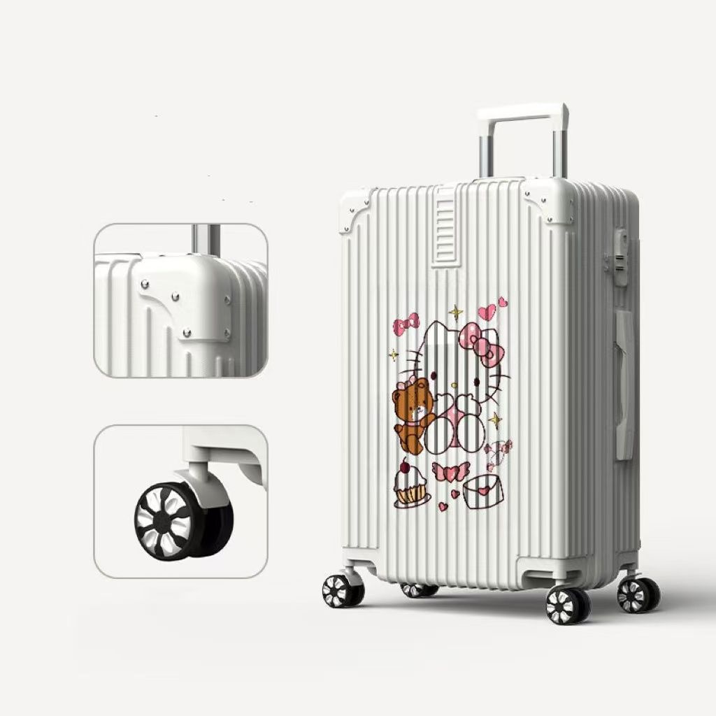 2025可愛いスーツケース キャリーバッグ 女性キティちゃん キャリーケース Sサイズ/ Mサイズ 多機能 静音キャスター 超軽量 大容量 多収納ポケット 軽量 大型 機内持ち込み 2025可愛いスーツケース キャリーバッグ 女性キティちゃん キャリーケース Sサイズ/ Mサイズ 多機能 静音キャスター 超軽量 大容量 多収納ポケット 軽量 大型 機内持ち込み