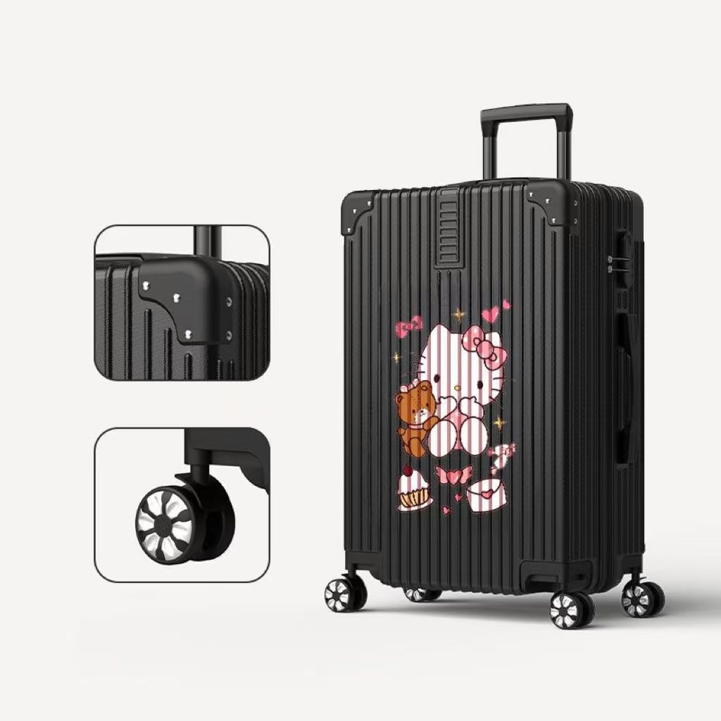 2025可愛いスーツケース キャリーバッグ 女性キティちゃん キャリーケース Sサイズ/ Mサイズ 多機能 静音キャスター 超軽量 大容量 多収納ポケット 軽量 大型 機内持ち込み 2025可愛いスーツケース キャリーバッグ 女性キティちゃん キャリーケース Sサイズ/ Mサイズ 多機能 静音キャスター 超軽量 大容量 多収納ポケット 軽量 大型 機内持ち込み
