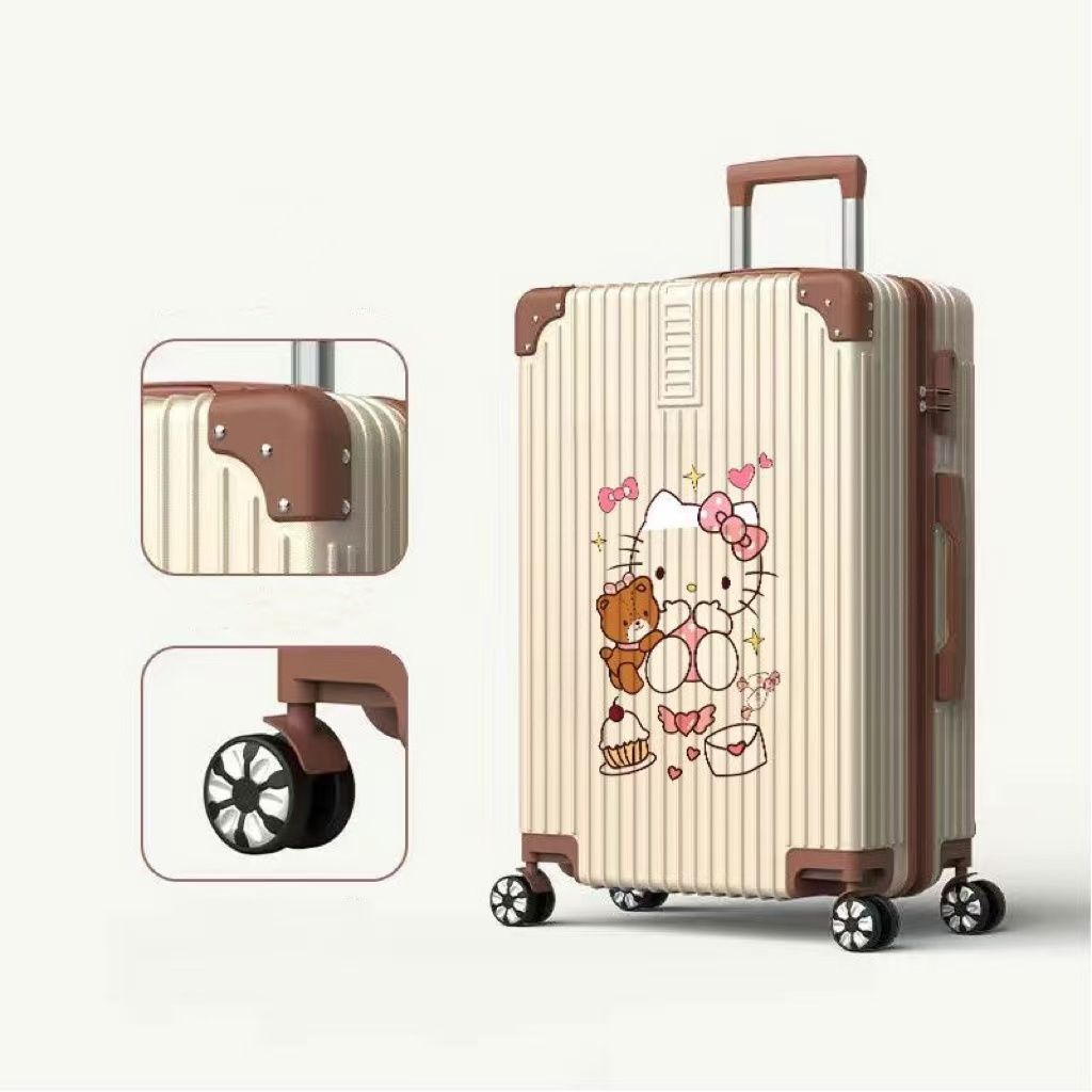 2025可愛いスーツケース キャリーバッグ 女性キティちゃん キャリーケース Sサイズ/ Mサイズ 多機能 静音キャスター 超軽量 大容量 多収納ポケット 軽量 大型 機内持ち込み 2025可愛いスーツケース キャリーバッグ 女性キティちゃん キャリーケース Sサイズ/ Mサイズ 多機能 静音キャスター 超軽量 大容量 多収納ポケット 軽量 大型 機内持ち込み