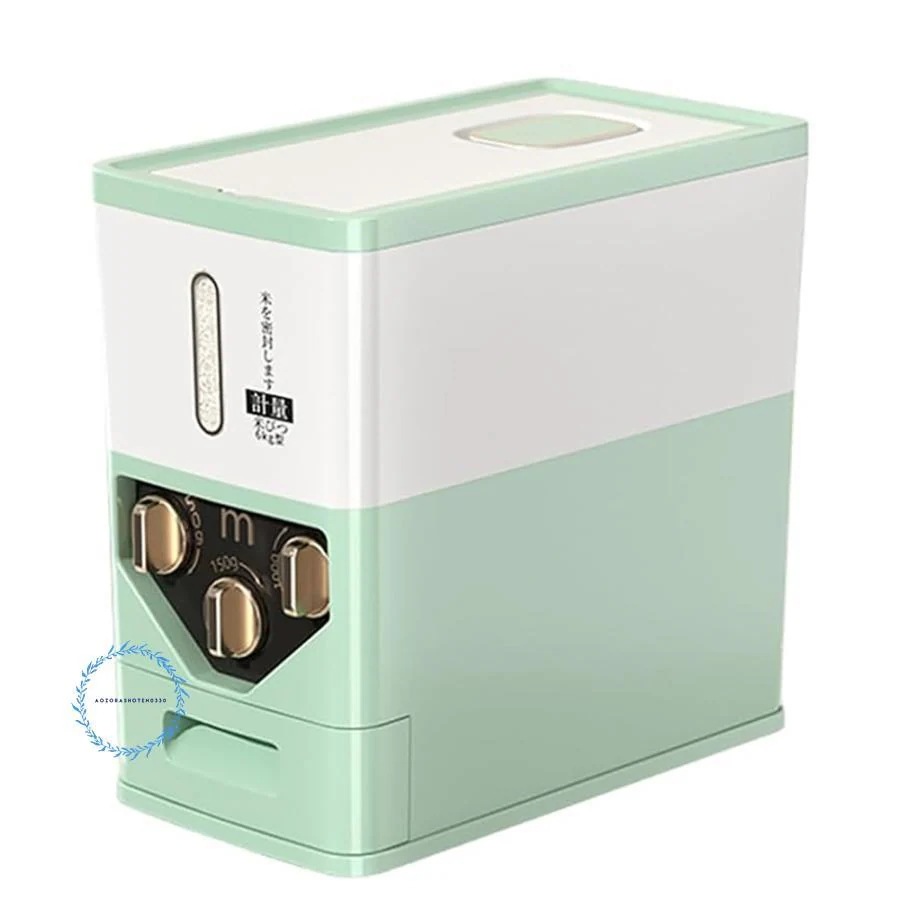 送料無料米びつ ライスストッカー 米櫃 こめびつ スリム 回転タイプ 引き出し式米おけ ワンタッチ 米びつ 6kg 12kg お米収納 米びつケース 台所 キッチン 省スペース