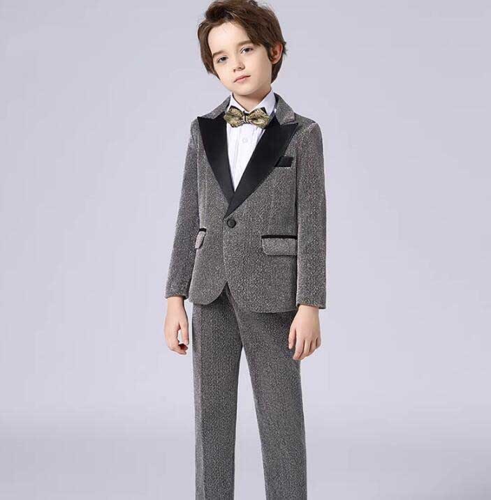 お得な価格高級感 七五三 子供スーツセット 5点セット グレー パーティー 入学式 卒業式 おしゃれ かっこいい ジャケット+パンツ+シャツ+ベスト+蝶ネクタイ 舞台 演出 音楽会 演奏会 発表会 司 お得な価格高級感 七五三 子供スーツセット 5点セット グレー パーティー 入学式 卒業式 おしゃれ かっこいい ジャケット+パンツ+シャツ+ベスト+蝶ネクタイ 舞台 演出 音楽会 演奏会 発表会 司