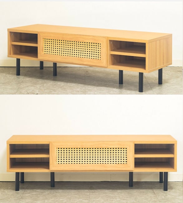 ラタン風テレビ台(幅120cm)テレビボード ローボード 韓国インテリア TV台 TVボード(73) ラタン風テレビ台(幅120cm)テレビボード ローボード 韓国インテリア TV台 TVボード(73)