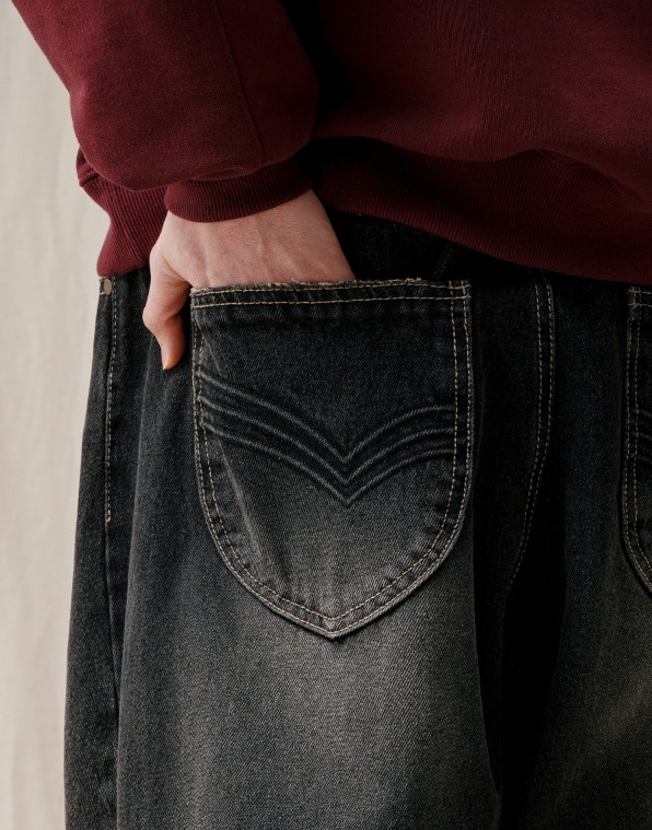 ★関税/送料込★JEMUT☆SMOG DOMINGO WIDE DENIM PANTS★ ☆関税/送料込☆JEMUT☆SMOG DOMINGO WIDE DENIM PANTS☆
