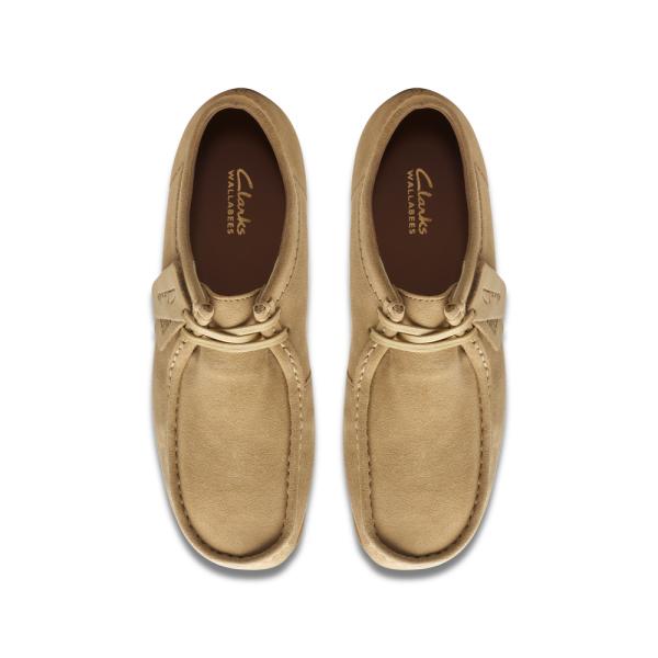 クラークス ワラビー エヴォ ウォータープルーフ 靴 モカシン 防水 撥水 26177832 26177833 26177834 Clarks