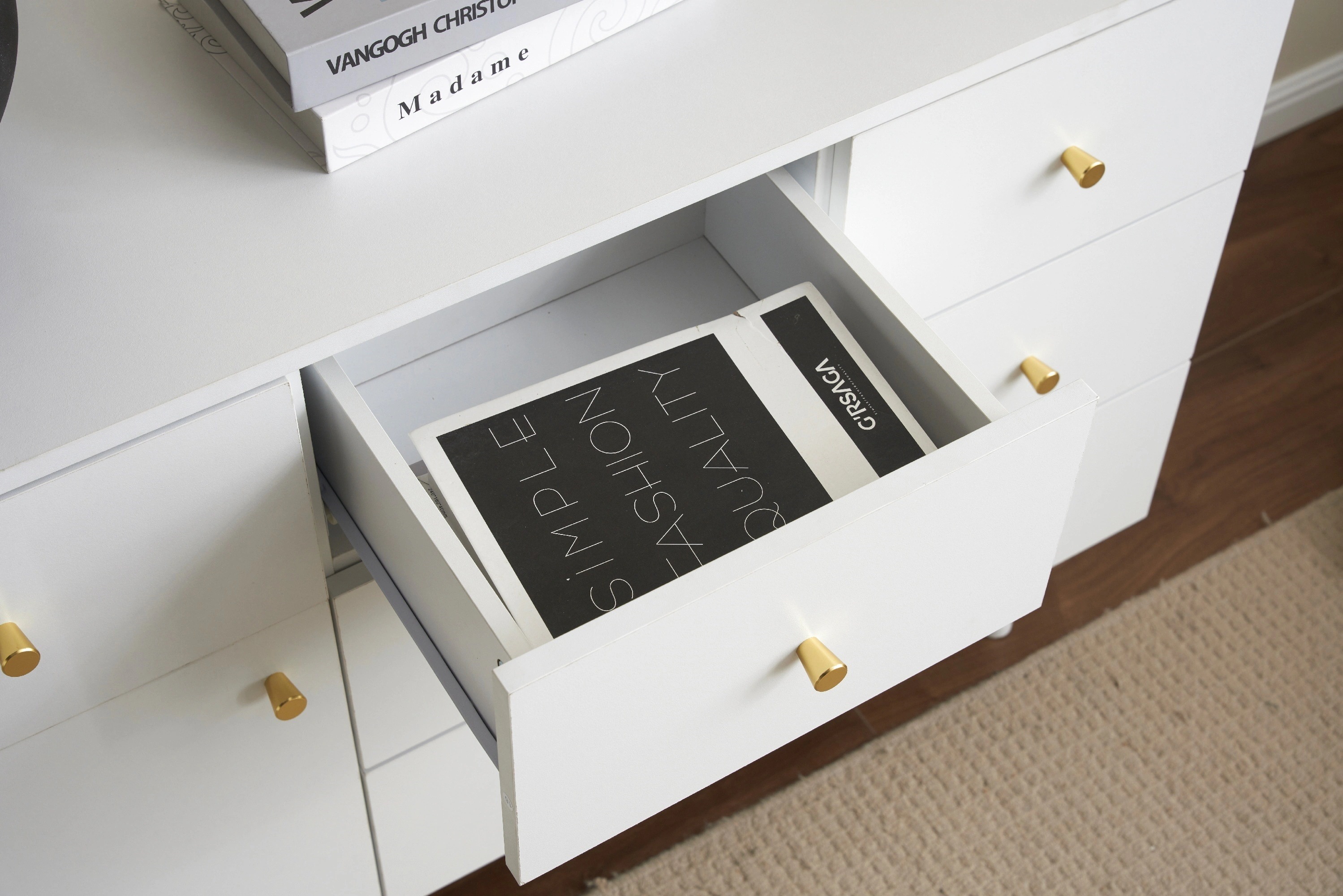 [国内発送]394キャビネット サイドボード 引き出し5杯 チェスト 収納棚 リビング収納 幅100cm サイドボード リビングボード 洋服 タンス 収納 おしゃれ 収納棚 北欧 木目調 おしゃれ 分