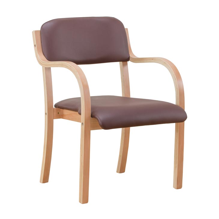 立ち座りサポートチェア(同色2脚組) 立ち座り サポート 椅子 安定感 肘掛け付き 重ねられる ダイニングチェア 介護椅子 肘付き 脚 キズ防止 立ち上がり