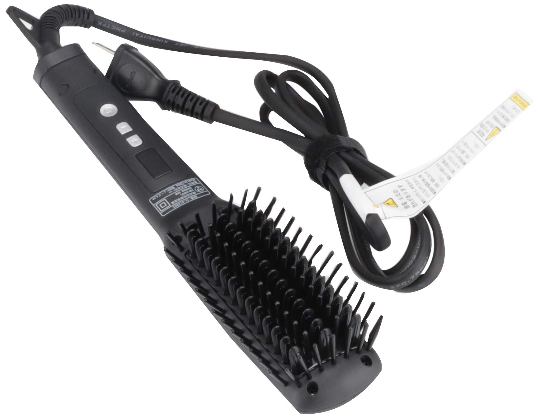 SALONIA サロニア ストレートヒートブラシ スリム ブラック 海外対応 MAX210℃ 50W セラミックコーディング 誤作動防止 マイナスイオン SL-012BKS SALONIA サロニア ストレートヒートブラシ スリム ブラック 海外対応 MAX210℃ 50W セラミックコーディング 誤作動防止 マイナスイオン SL-012BKS