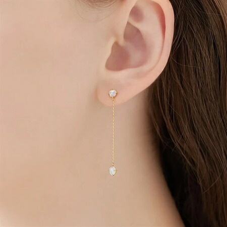 4cd517177【送料無料】【ラッピング無料】ヨンドシー 4℃ 10月誕生石 K10イエローゴールド ピアス オパール ブランド 正規品 新品 ギフト プレゼント 人気 おすすめ 誕生日 記念日 ク