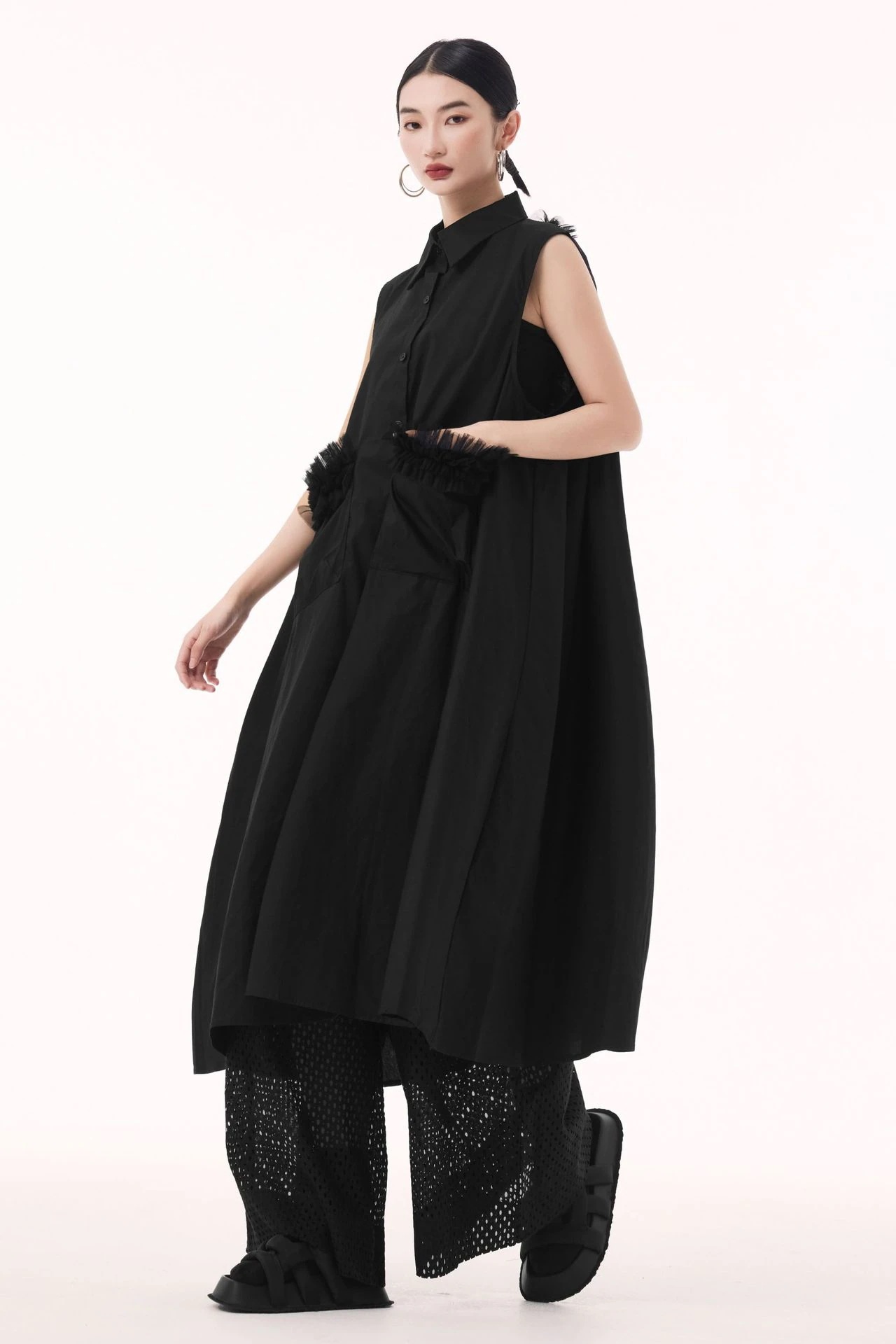 チュールドッキング 袖なしワンピース 春夏 欧美風 おしゃれ レディース ノースリーブ 関連商品購入可能 メガ割 チュールドッキング 袖なしワンピース 春夏 欧美風 おしゃれ レディース ノースリーブ 関連商品購入可能 メガ割