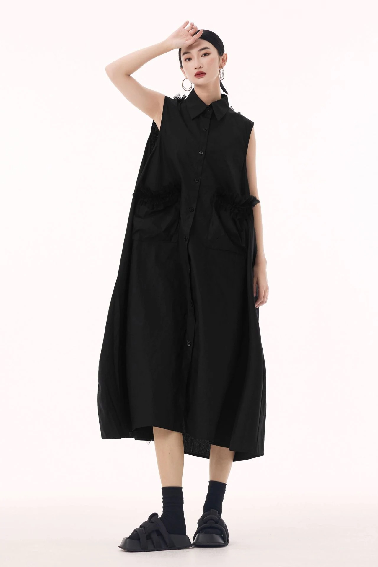 チュールドッキング 袖なしワンピース 春夏 欧美風 おしゃれ レディース ノースリーブ 関連商品購入可能 メガ割 チュールドッキング 袖なしワンピース 春夏 欧美風 おしゃれ レディース ノースリーブ 関連商品購入可能 メガ割