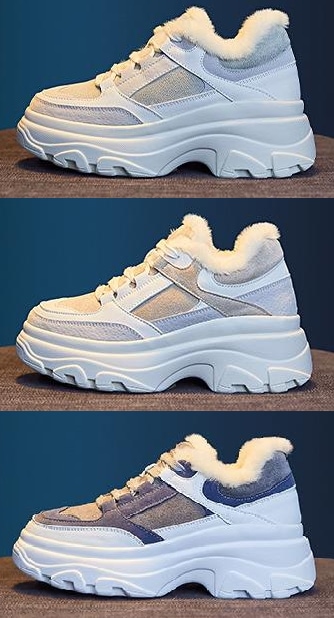 スニーカー 厚底スニーカー ダッドスニーカー 厚底 レースアップ 6.5cmソール 痛くない 歩きやすい 履きやすい 走れる 疲れにくい 裏ボア 脚長 スエード かわいい 大人可愛い シンプル