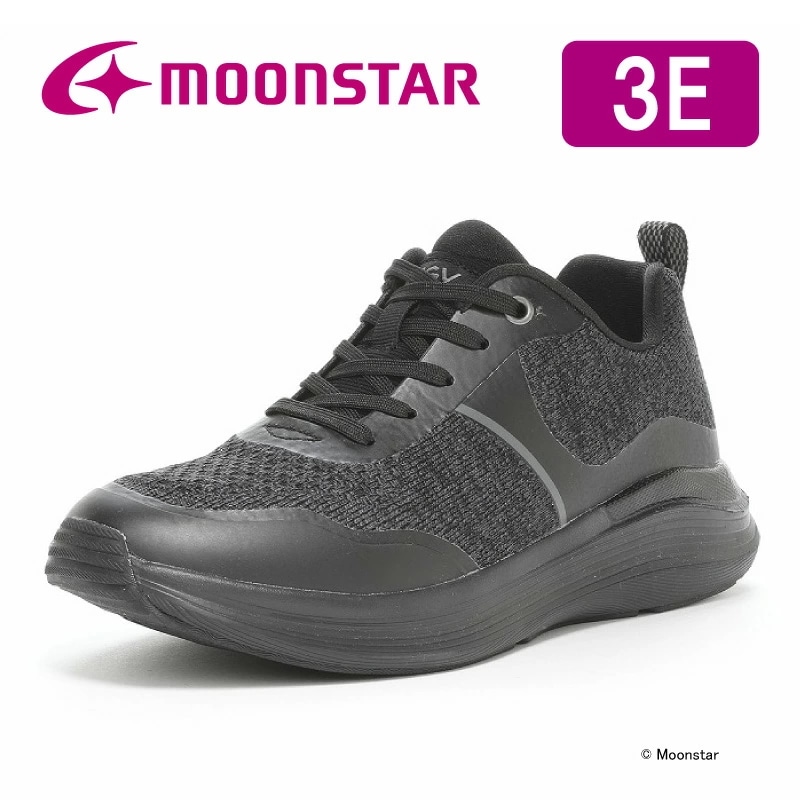 レディース スニーカー ウォーキング シューズ SNGY LY01 ブラック 3E 軽い 抗菌防臭 衝撃吸収 軽量設計 母の日 敬老の日 歩きやすい 疲れにくい 運動靴 柔らかい 黒