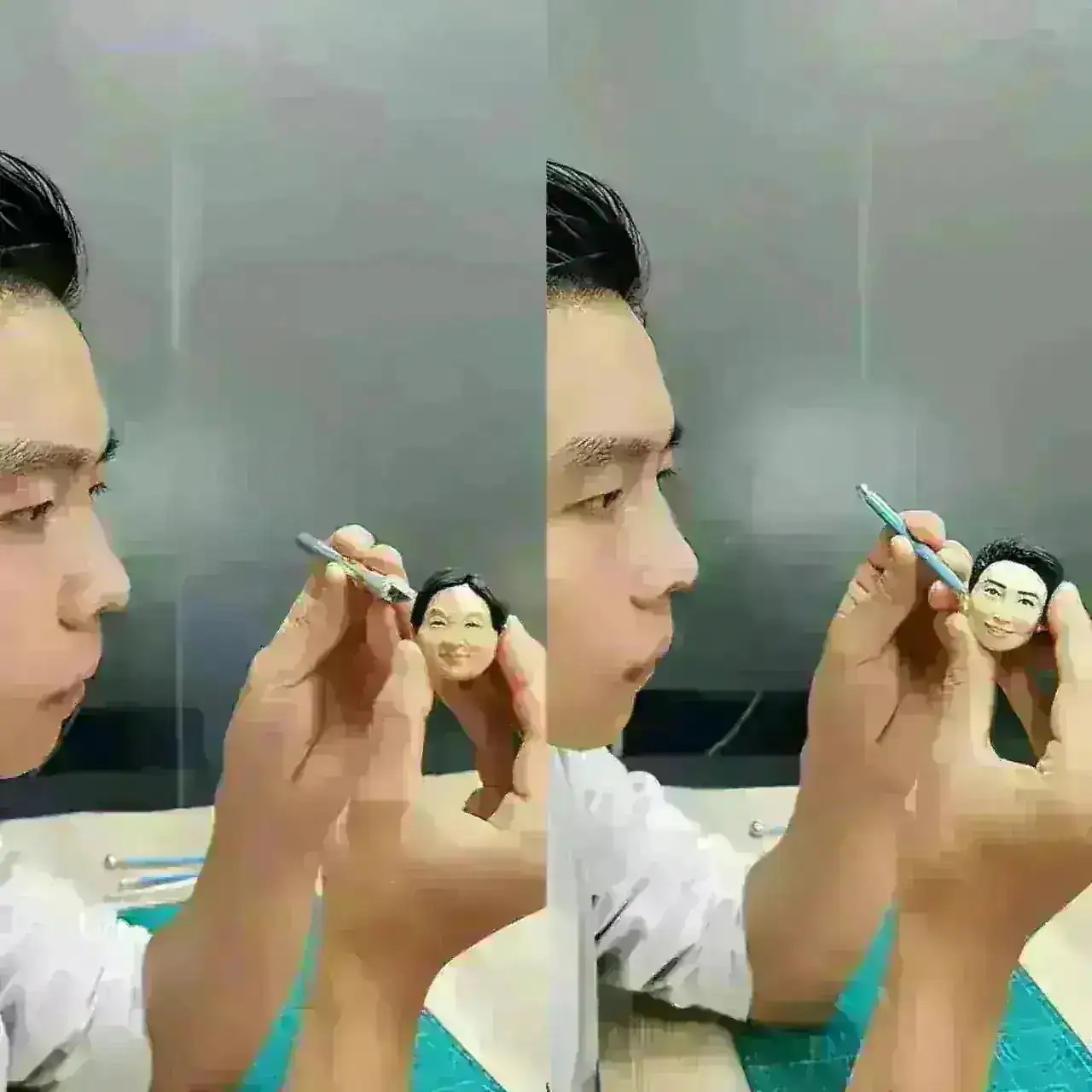 【オーダーメイド】3D肖像画 似顔絵 人形 フィギュア 結婚祝い 周年記念日 カップル 彼氏 彼女 夫婦 両親 贈呈品 記念品