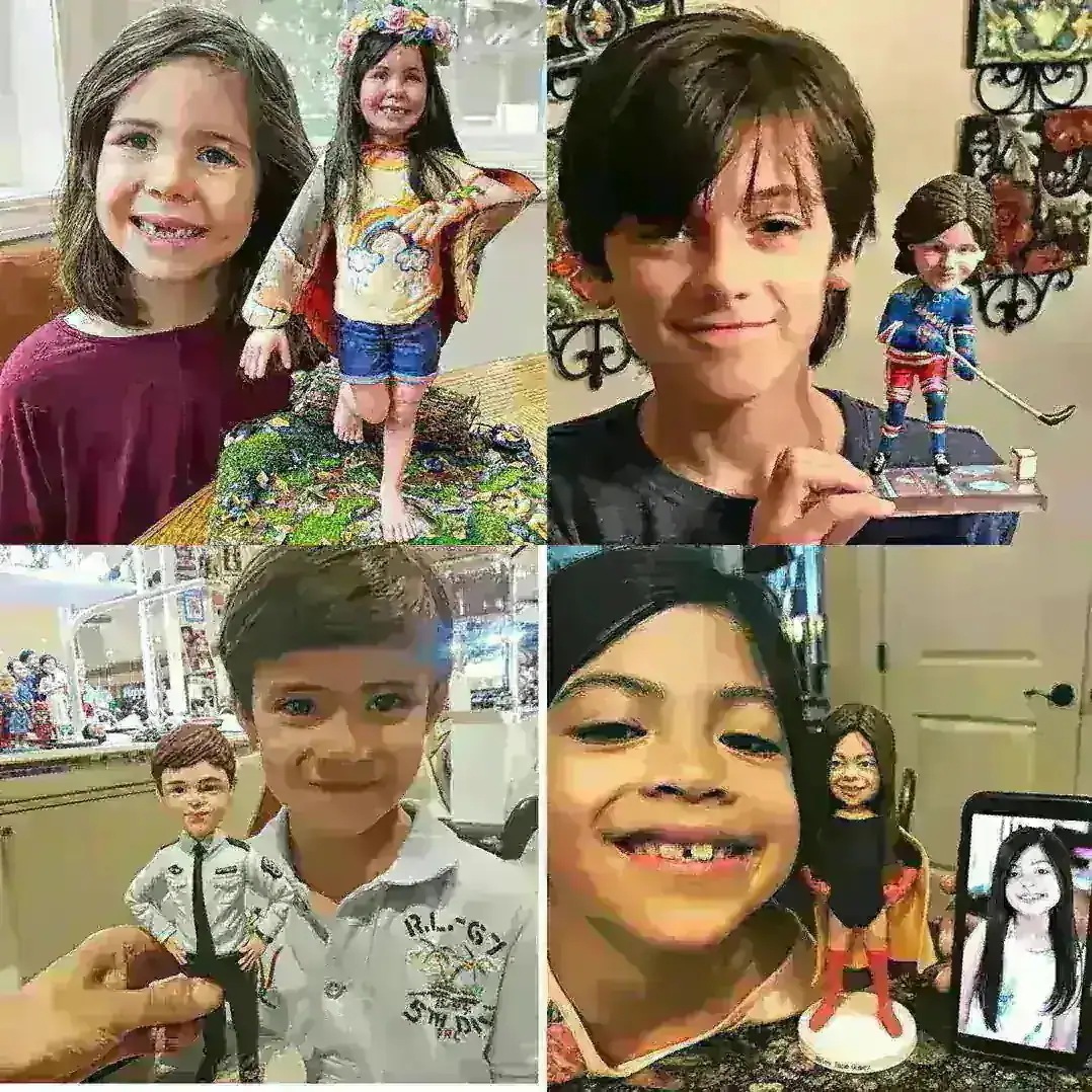 【オーダーメイド】3D肖像画 似顔絵 人形 フィギュア 結婚祝い 周年記念日 カップル 彼氏 彼女 夫婦 両親 贈呈品 記念品